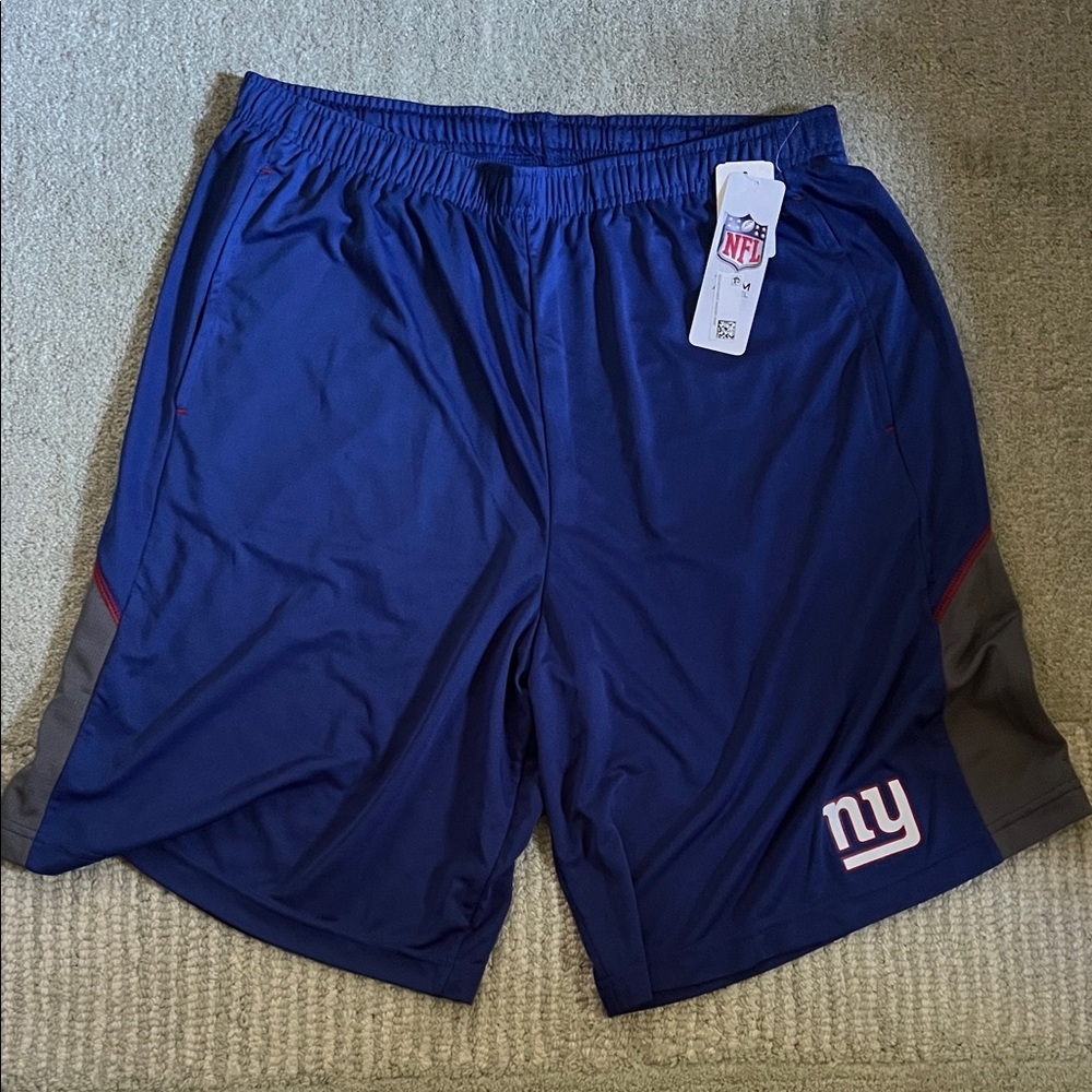 NFL Men's Blue and Gray Athletic Shorts